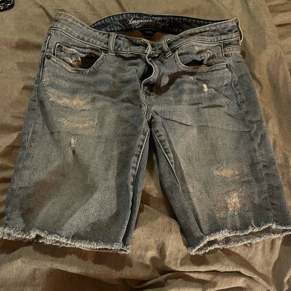 American Eagle Outfitters Blue Denim Shorts